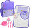 ANIVIA Baby Doll Accessories Set Girl Doll Sleeping Bag with Baby 11 Pcs 18 InchDoll Feeding Set Pretend Play Supplies Makes The Best Imaginative ...
