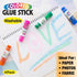 BAZIC Washable Colored Glue Stick 8g/0.28 Oz, All Purpose Acid Glue Sticks for Kids Photos Paper Kids at School Home Office (4/Pack), 2-Pack...