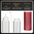 OAMCEG 16OZ Squeeze Bottles - 8 Pack Durable Plastic Condiment Bottles, Squirt Bottle with Discrete Measurements, for Ketchup, BBQ, Sauces, Syrup,...