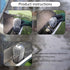4 Pcs Gutter Downspout Guards 3.5 Inch Aluminum Leaf Filter Strainer Expandable Gutter Downspout Protector for Preventing Blockage Leaves Debris...