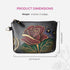 Anna by Anuschka Women's Hand Painted Leather Coin Pouch Purse...