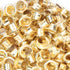 Golden Grommets Kit Metal Eyelets Shoe Eyelets Grommet Sets for Shoes Clothes Crafts Bag DIY Project Office Supplies...