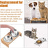 Stainless Steel Cat Bowls, Cat Food Bowls Whisker Friendly Shallow Cat Food Dish, Metal Basic Cat Bowls (3 PCS?6.2Inch)...