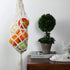 Geiserailie 2 Pieces Hanging Fruit Basket Macrame Hanging Basket Vegetable Breathable Storage decor for Potato Onion and Fruit Storage Boho Decor ...