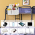 Bedside Caddy White Bedside Hanging Storage Basket Bed Caddy for Headboards Bunk Dorm Rooms Crib Beds Rails Organizer (White)...
