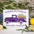 Spring Flowers Farmers Market Screen Stencil, Chalk Paste Screen Transfer, Reusable Self-Adhesive Screen Printing Stencil for Wood, Fabric, Pillow...