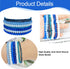 YBMYCM 22-60PCS 8mm Gemstones Beaded Bracelets Round Bead Crystal Bracelets for Women,Elastic Stretch Adjustable Bracelet Unisex...
