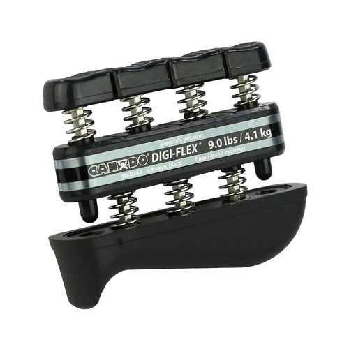 CanDo Digi-Flex Hand and Finger Exerciser Black-X-Heavy - For Dexterity, Strength, and Flexibility for Fingers, Hands, and Forearms...