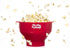 The Original Proper Popper Microwave Popcorn Popper, Silicone Popcorn Maker, Collapsible Bowl BPA Free & Dishwasher Safe - (Red)...