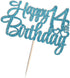 Blue flash 14th birthday cake topper ? happy 14th birthday cake topper?14th birthday party cake decorations...