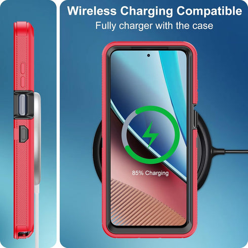 for Moto G Stylus 2023 4G Case, with Built in Screen Protector Heavy Duty Drop Protection,Full Body Rugged Shockproof Protective Phone Cover for M...
