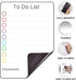 Dry Erase Small Magnetic to Do List White Board for Fridge A5 - Lined Dry Erase Todo List for Refrigerator - Daily Magnetic Planner - Mini Whitebo...