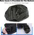 Oversized Rear Bike Rack Bag with Rain Sleeves, 27L Multi-Compartment Mountain Bike Saddle Bag with Reflective Tape, Waterproof Bike Trunk Storage...