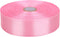 1 inch Pink Satin Ribbon 50 Yards Solid Fabric Ribbons Roll for Wedding Invitations, Bridal Bouquets, Sewing, Party Decorations, Gift Wrapping and...