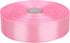 1 inch Pink Satin Ribbon 50 Yards Solid Fabric Ribbons Roll for Wedding Invitations, Bridal Bouquets, Sewing, Party Decorations, Gift Wrapping and...