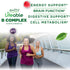 Lifeable Vitamin B Complex Gummies for Adults | with Vitamin C | Great Tasting Vitamin B Gummies | for Energy and Nerve System | Vegan B Complex V...