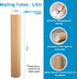 MagicWater Supply Mailing Tube - 1.5 in x 9 in - Kraft - 2 Pack - for Shipping and Storage of Posters, Arts, Crafts, and Documents...