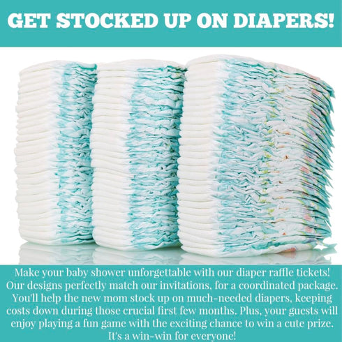 Amanda Creation Oh Boy! Outdoorsy Red and Black Plaid Lumberjack Diaper Raffle Tickets for Boy Baby Showers, 20 2" X 3” Double Sided Inserts, Brin...