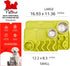 Small Size Dog Slow Feeder Mat, Lick Mat - All in One Slow Feeding Food Bowl, Anxiety Relief, Spillproof, Wet Food, Puzzle mat, Non Toxic Silicone...