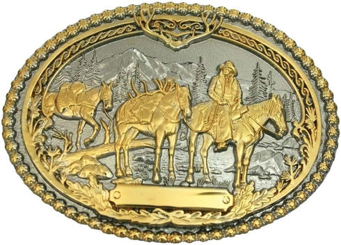 Montana Silversmiths Silver Belt Buckle...