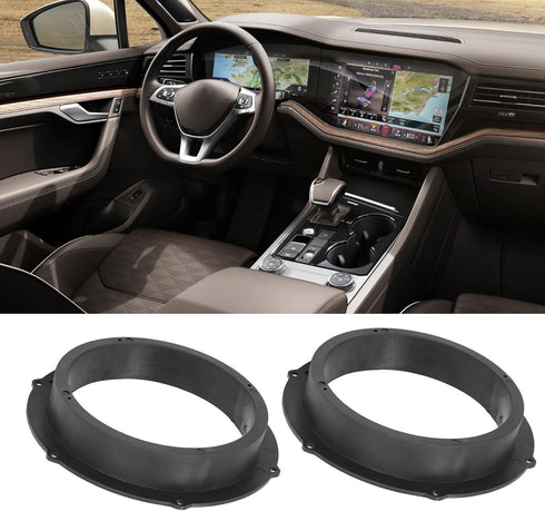2 Pcs/Set Car Speakers Mounting Bracket, Car Door Audio Speaker Adapter Spacer Rings Mounting Bracket Replacement for Superb Other Supplies...