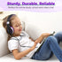 rockpapa HS20 Wired Kids Headphones for School, Foldable Lightweight Boy Girl Headphones with Microphone & 3.5mm Jack for 3-15 Year Old for Airpla...