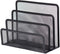 Desk File Holder, 3 Tier Document File Folder Metal Mesh Holder Magazine Organizer for Document/Filing/Folders/Paper for Office & School & Home....