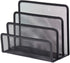 Desk File Holder, 3 Tier Document File Folder Metal Mesh Holder Magazine Organizer for Document/Filing/Folders/Paper for Office & School & Home....