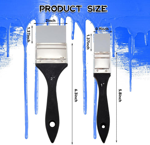 2 Pieces Silicone Painting Brush Color Shapers for Painting Color Shaper Tool Pointed Edged Solid Flat Flexible and Water Based Painting Tool for ...