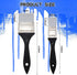 2 Pieces Silicone Painting Brush Color Shapers for Painting Color Shaper Tool Pointed Edged Solid Flat Flexible and Water Based Painting Tool for ...
