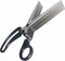 Sunstar Stationery S3711455 7-Blade Shredder Scissors, 7.9 inches (200 mm), Black...
