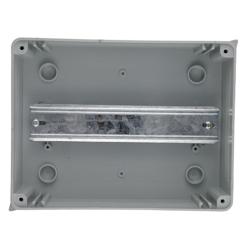 8 Way Circuit Breakers Box Distribution Protection Box with DIN Rail, Transparent Cover ABS Waterproof Breaker Box IP65 for Miniature Circuit Brea...