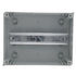 8 Way Circuit Breakers Box Distribution Protection Box with DIN Rail, Transparent Cover ABS Waterproof Breaker Box IP65 for Miniature Circuit Brea...