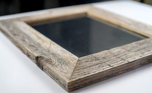 MyBarnWoodFrames - Homestead Reclaimed Barnwood 5x7" Picture Frame (1.5 Inch Frame Width)...