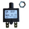 E-T-A Circuit Protection and Control 1658-G21-01-P10-5A, Circuit Breaker; Therm; Push; Cur-Rtg 5A; Flange; 1 Pole; Vol-Rtg 240/28VAC/VDC...