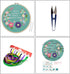 BERYA Handmade Embroidery Starter Kit Set with Pattern Including Embroidery Cloth,Bamboo Embroidery Hoop, Color Threads, and Other Tools Kit for B...