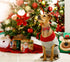 Lionheart glory Christmas Dog Bow Collar Plaid Bow Dog Collar Girl or Boy Dog Bow Tie Collar Pet Gift Adjustable Dog Collar for Small Dog...