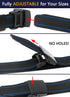 LionVII Nylon Belts Men, Breathable Web Belt with YKK Plastic Buckle Durable for Working, Trim to Fit 28-49" Waist...