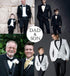 Aienid 2pcs Cufflinks and 8pcs Cuff Studs Set for Men Stainless Steel Tuxedo Shirts Business Wedding...