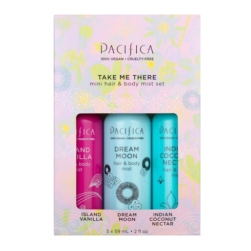 Pacifica Take Me There Mini Hair & Body Mist Set...