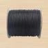 Black Waxed Polyester Jewelry Making Cord Waxed Beading String with Spool for Craft DIY Thread (0.5mm - (150Yards))...