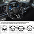 Bling Steering Wheel Cover, Rhinestones Steering Wheel Cover Crystal Diamond for Women, Sparkling Car Wheel Protector Universal Fit 14-15 inches -...