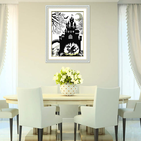 ITSTITCH Printed Cross Stitch Kits 11CT 18X25inch DIY Embroidery Starter Kits Easy Patterns Embroidery for Girls Crafts DMC Stamped Cross-Stitch S...