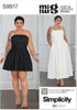 Simplicity Misses' Belt and Full Skirt Dresses Sewing Pattern Packet by Mimi G Style, Design Code S9917, Sizes 18-20-22-24-26, Multicolor...