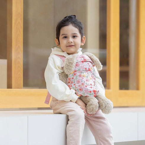 GAGAKU Baby Doll Carrier for Little Girls Baby Carrier for Dolls Reborn Baby Doll Carrier Toddlers 1-3 Years Old Babydoll Carrier - Pink Rose of S...