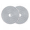 uxcell Diamond Polishing Pad 5-Inch 500 Grits Wet/Dry Grinding for Stone Concrete Marble Countertop Floor 2pcs...