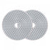 uxcell Diamond Polishing Pad 5-Inch 500 Grits Wet/Dry Grinding for Stone Concrete Marble Countertop Floor 2pcs...
