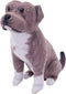 Wild Republic Rescue Dog, Pitbull, Stuffed Animal, with Sound, 5.5 inches, Gift for Kids, Plush Toy, Fill is Spun Recycled Water Bottles...