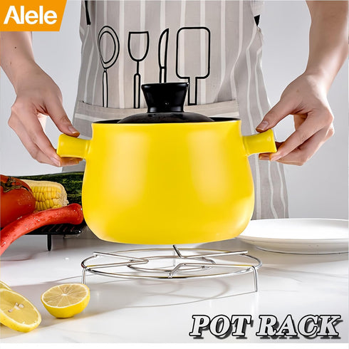 Alele Steam Rack 7Inch Trivet Stainless Steel Steaming Rack Electric Pressure Cooker steam Rack Stand for Instant Pot Pressure Cooker Food Heating...