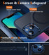 FNTCASE for iPhone 13 Phone Case: iPhone 14 Case Magnetic Translucent Matte Back Cover Metal Button Military Grade Protection Shockproof Shell Ful...